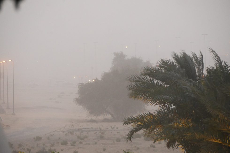 ¿Cómo son las tormentas de arena en Dubai?