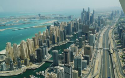 Volar sobre Dubai en un hidroavión